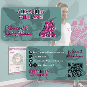 Himbeere Aquamarin Geblüht Fitness & Ernährung Visitenkarte