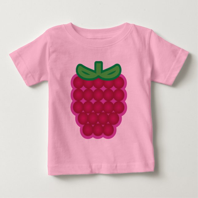 Himbeere Baby T-shirt (Vorderseite)