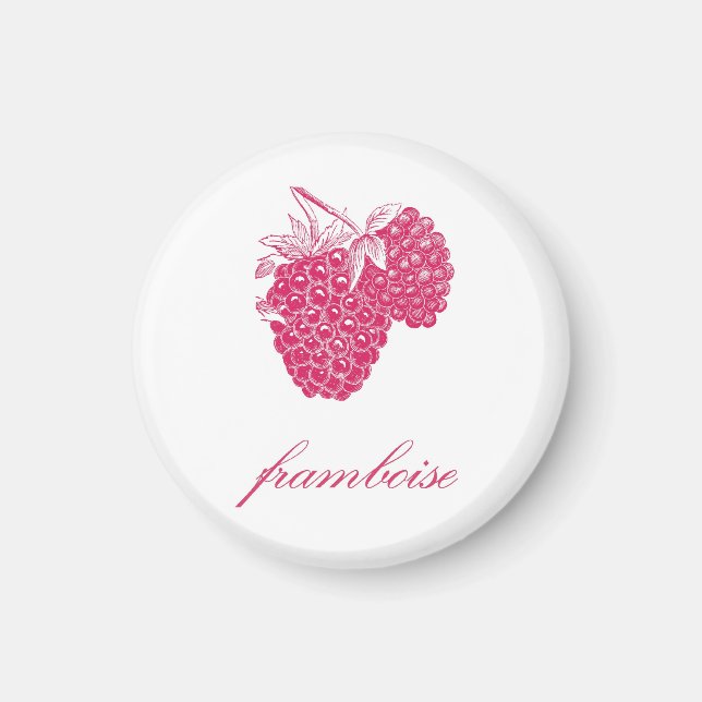 Himbeere (Framboise) Magnet (Vorne)