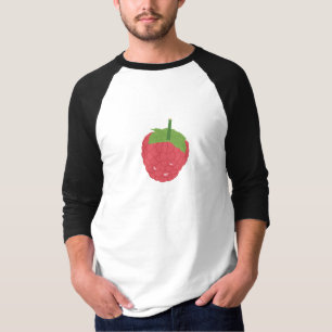Himbeere Fruchtdesign T-Shirt