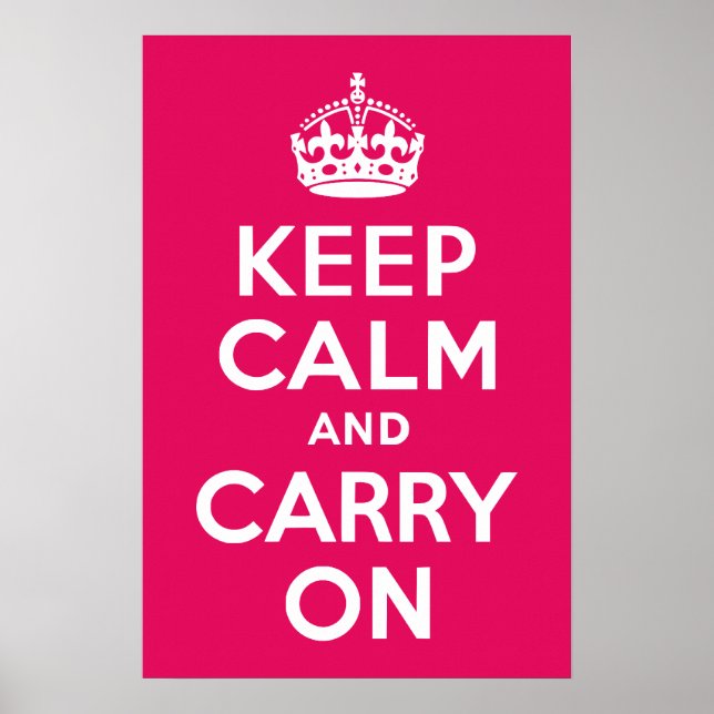 Himbeere halten Ruhe und tragen weiter Poster (Vorne)