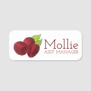 Himbeere Himbeeren Berries Berry Frucht Produktion Namensschild