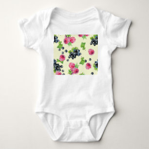 Himbeere, Johannisbeere Baby Strampler