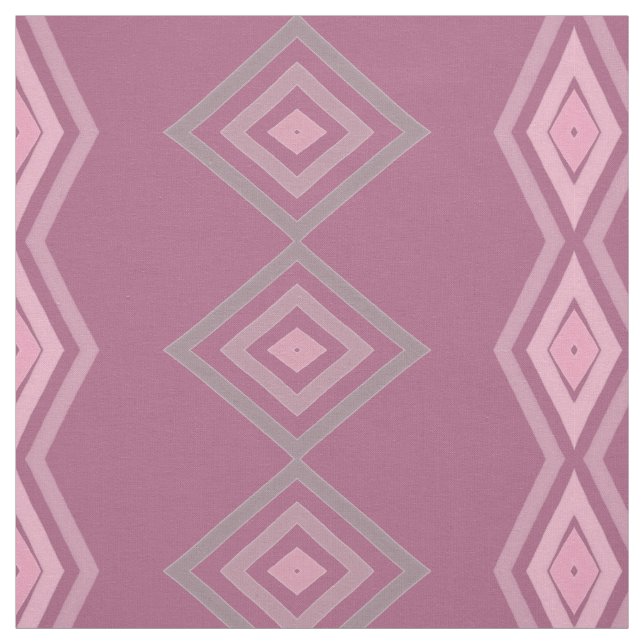 Himbeere Rosa Gemustertes Gewebe Stoff (Muster)