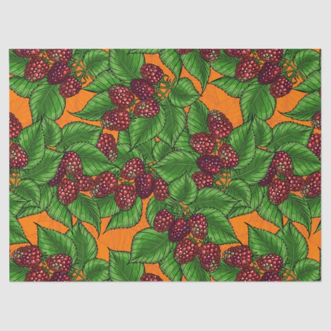 Himbeere Seidenpapier (Vorderseite)