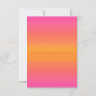 Himbeere Sunset Gradient - Rosa Gelb Orange