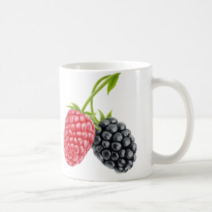 Himbeere und BlackBerry Tasse