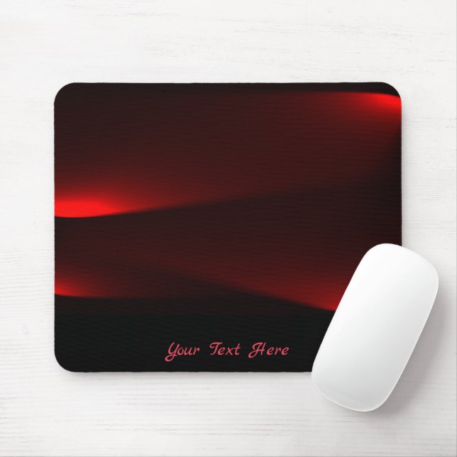 Himbeere und schwarze Lichter Mousepad (Mit Mouse)