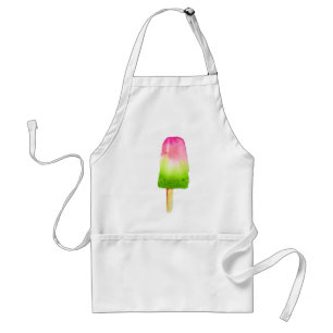 Himbeereis-Pop-Kunstpopsikel Sommer Schürze