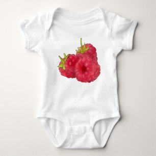 Himbeeren Baby Strampler