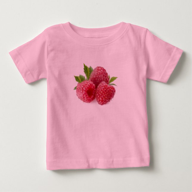 Himbeeren Baby T-shirt (Vorderseite)