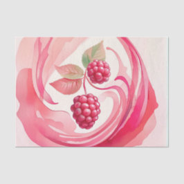 Himbeeren Dekoupage Tissue Seidenpapier