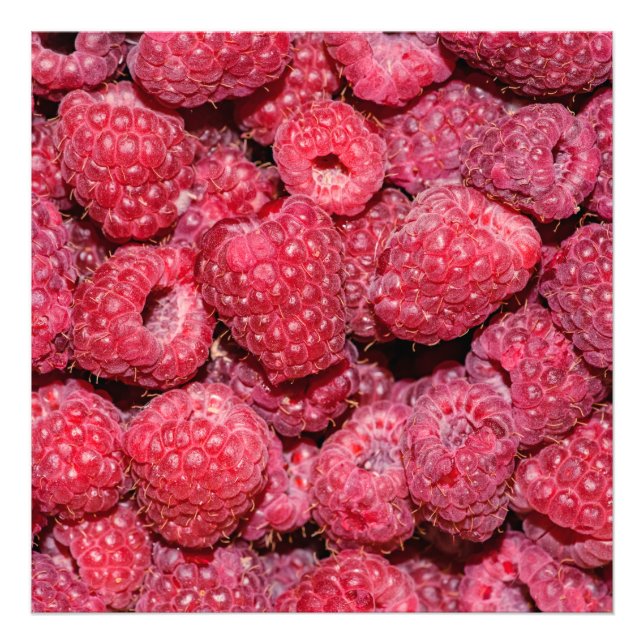 Himbeeren Fotodruck (Vorne)