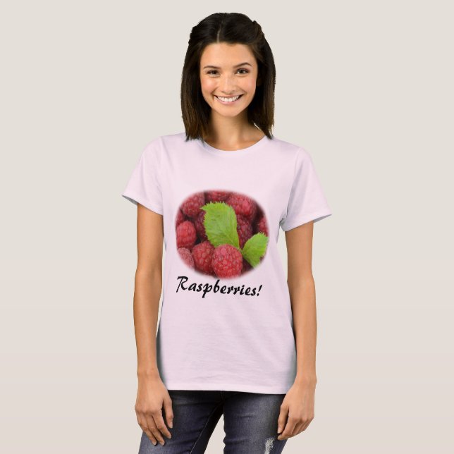 Himbeeren Frauen T-Shirt (Vorne ganz)