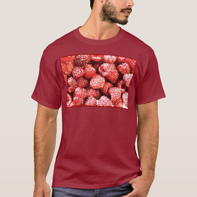"Himbeeren Früchte" Niedliches Foto. Jetzt kaufen T-Shirt (Vorderseite)