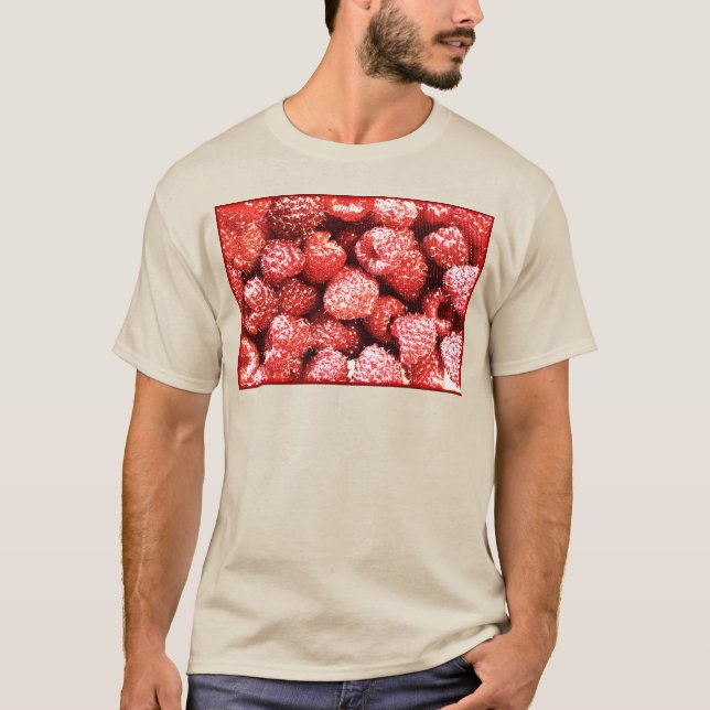 "Himbeeren Früchte" Niedliches Foto. Jetzt kaufen T-Shirt (Vorderseite)