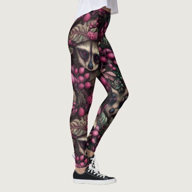 Himbeeren-Leggings - Niedlich Leggings (Rechts)