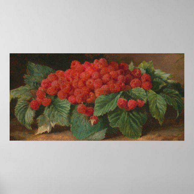Himbeeren - Lilly Martin Spencer Fine Art Poster (Vorne)