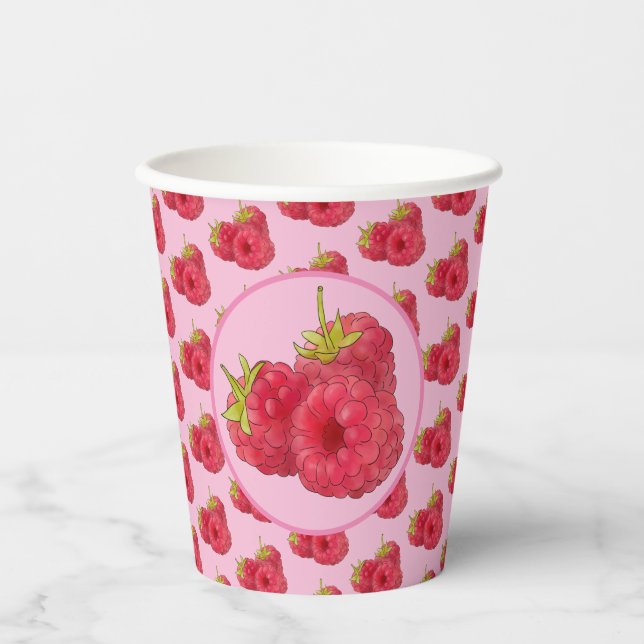 Himbeeren  pappbecher (Vorderseite)