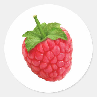 Himbeeren Runder Aufkleber