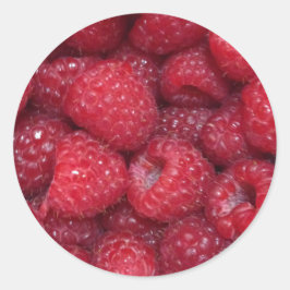 Himbeeren Runder Aufkleber