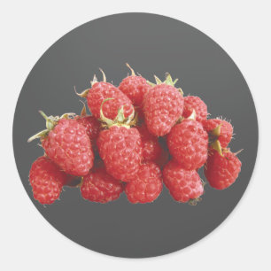 Himbeeren Runder Aufkleber