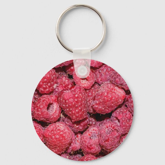 Himbeeren Schlüsselanhänger (Vorderseite)
