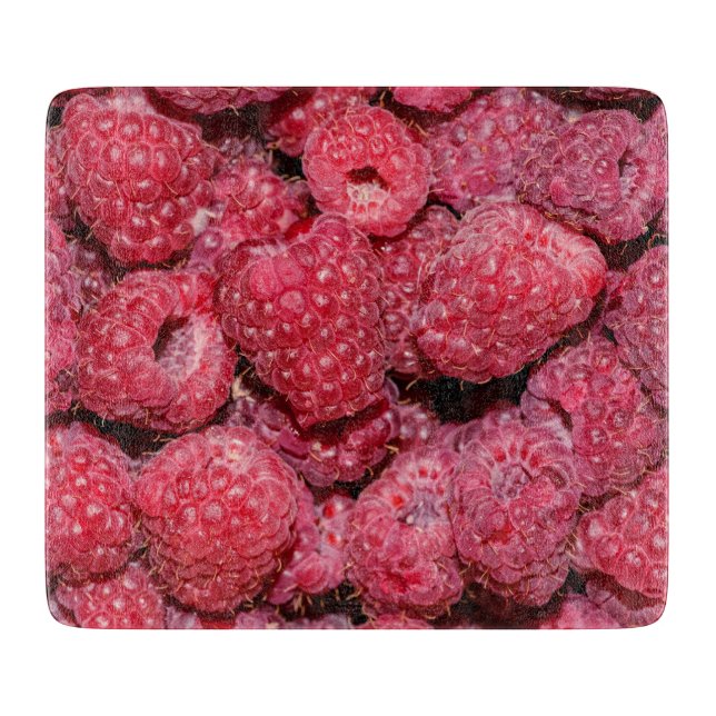 Himbeeren Schneidebrett (Vorderseite)