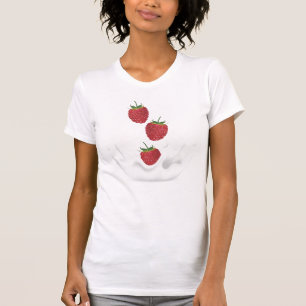 Himbeeren und Creme T-Shirt