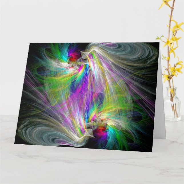 Himbeeren- und Taubenblindkarte Karte (Gelbe Blume)