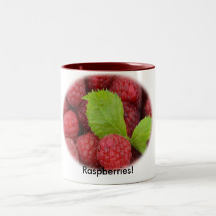 Himbeeren Zweifarbige Tasse