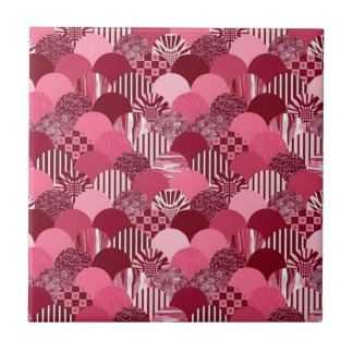 Himbeerfliesen Fliese