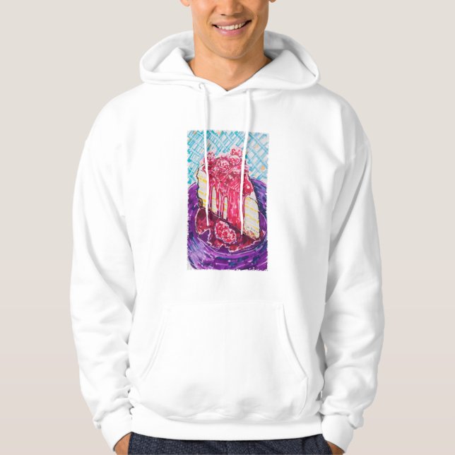 Himbeerkuchen Hoodie (Vorderseite)
