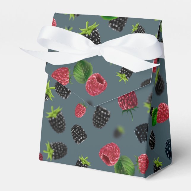 Himbeermuster 2 geschenkschachtel (Vorderseite)