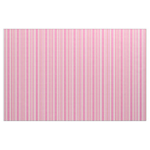 HIMBEERrosa U. WEISSE STREIFEN Stoff