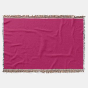 Himbeerrot einfarbig Klassisch Elegant Decke