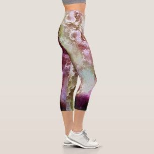 Himbeerry Fraktal Stormy Clouds Capri Leggings