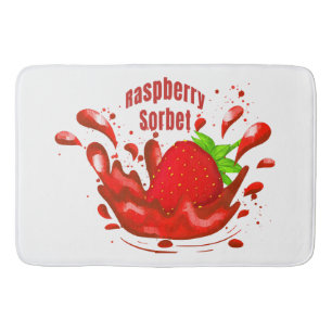 Himbeersorbet Badematte