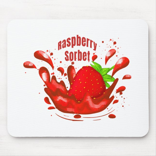 Himbeersorbet Mousepad (Vorne)