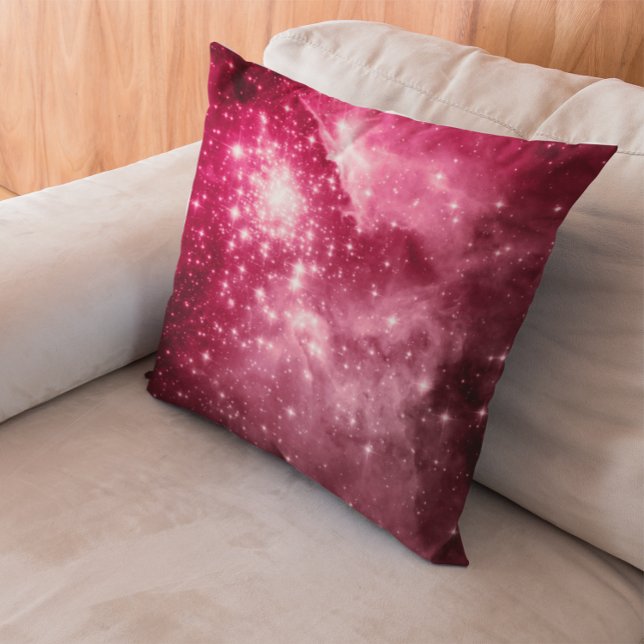 Himberry Stars Kissen (Raspberry Stars Throw Pillow)