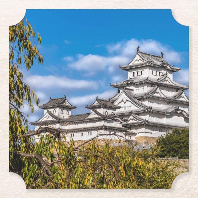 Himeji Burg #5, Japan Untersetzer (Vorderseite)