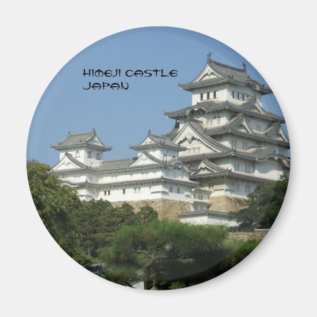 Himeji-Burg - Japan-Magnet Magnet (Vorne)