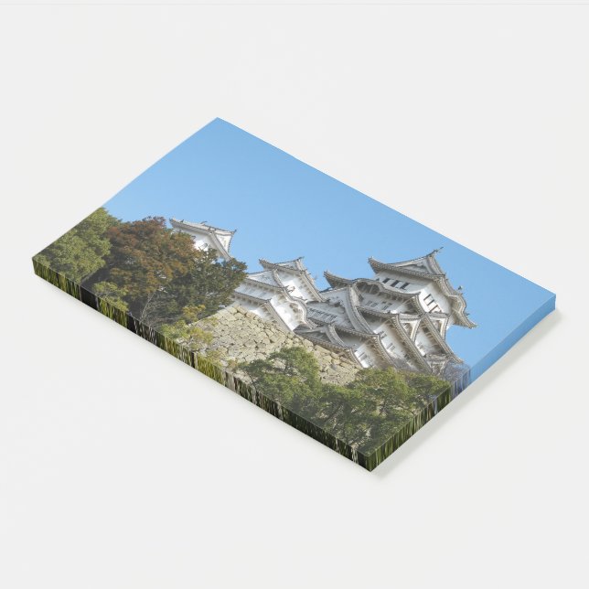 Himeji Castle 姫 路 城, Hyogo, Japan Post-it Klebezettel (angewinkelt)