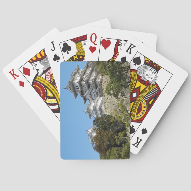 Himeji Castle 姫 路 城, Hyogo, Japan Spielkarten (Rückseite)