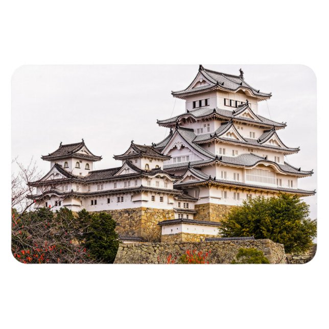 Himeji Castle Flexible Magnet (Horizontal)