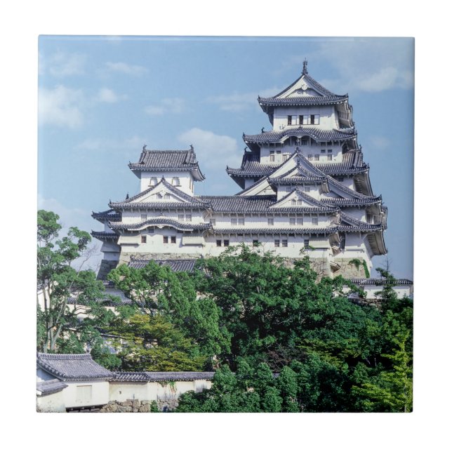 Himeji Castle - Japan Fliese (Vorderseite)