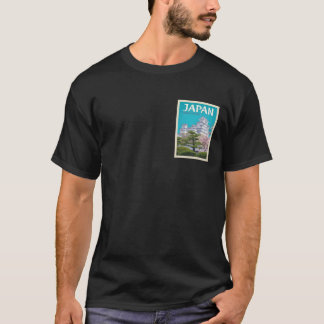 Himeji-Castle Japan Reiseplakat T-Shirt