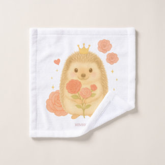 HIMEKARI Floral Hedgehog Wash Towel –Clear Waschlappen