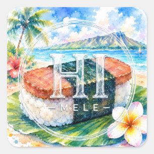 HIMELE Little Hawaiʻi Aufkleber — Musubi