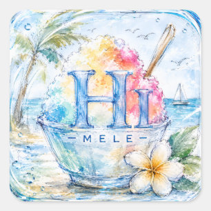 HIMELE Little Hawaiʻi Aufkleber — Shave Ice